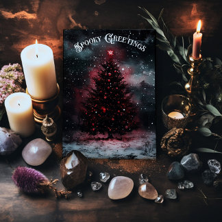 Tarjeta de Navidad Espeluznante