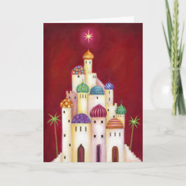 Tarjeta de Navidad - Estrella caprichosa de Belén