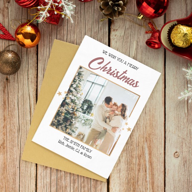 Tarjeta de Navidad Estrellada (Subido por el creador)