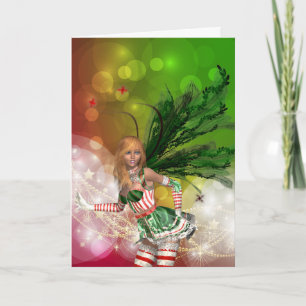 Tarjeta de navidad Faerie