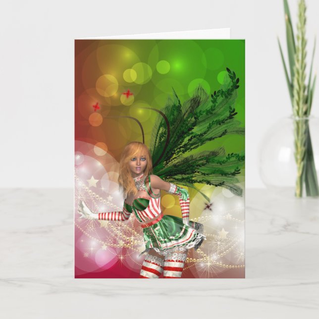Tarjeta de navidad Faerie (Anverso)