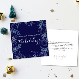 Tarjeta de Navidad Felices fiestas inmobiliarias