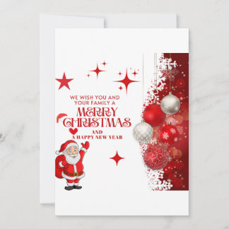 Tarjeta de navidad feliz