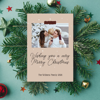 Tarjeta de Navidad Feliz