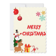 TARJETA DE NAVIDAD FELIZ