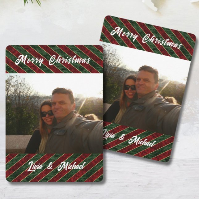 Tarjeta de Navidad Feliz con Foto (Subido por el creador)