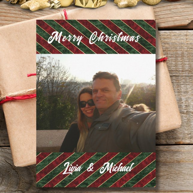 Tarjeta de Navidad Feliz con Foto (Subido por el creador)