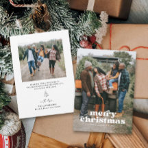 Tarjeta de Navidad Feliz Cumpleaños Familiar