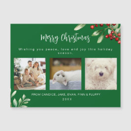 Tarjeta de Navidad Feliz Familia 3 Foto