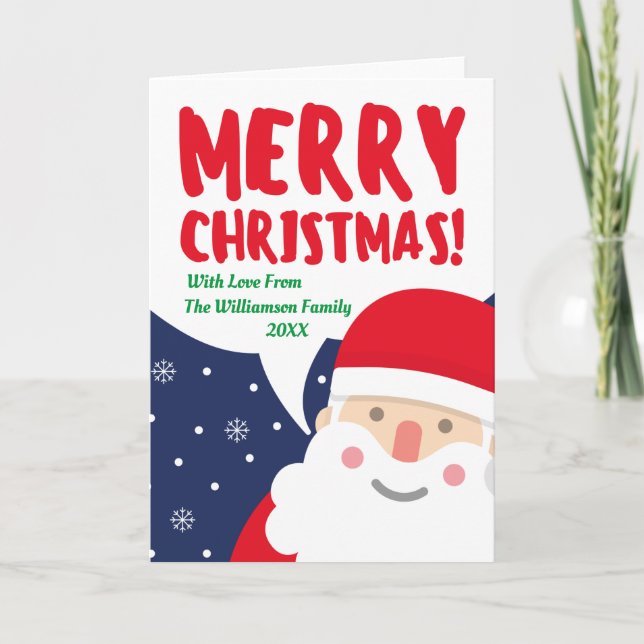 Tarjeta de Navidad - Feliz Navidad  (Anverso)