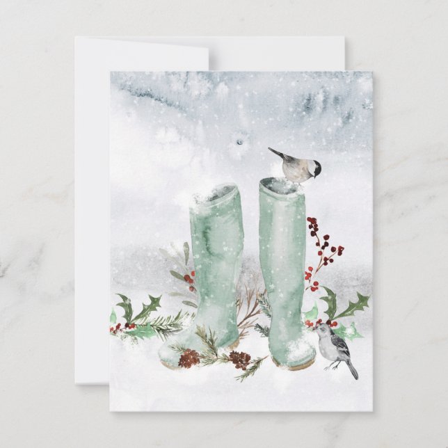 Tarjeta de Navidad Feliz Navidad (Anverso)