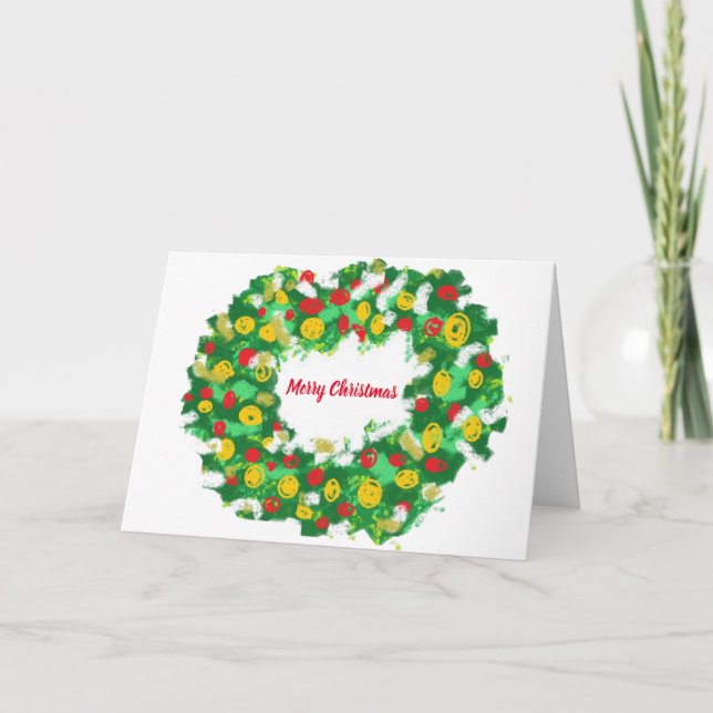 Tarjeta de Navidad : Feliz Navidad (Anverso)