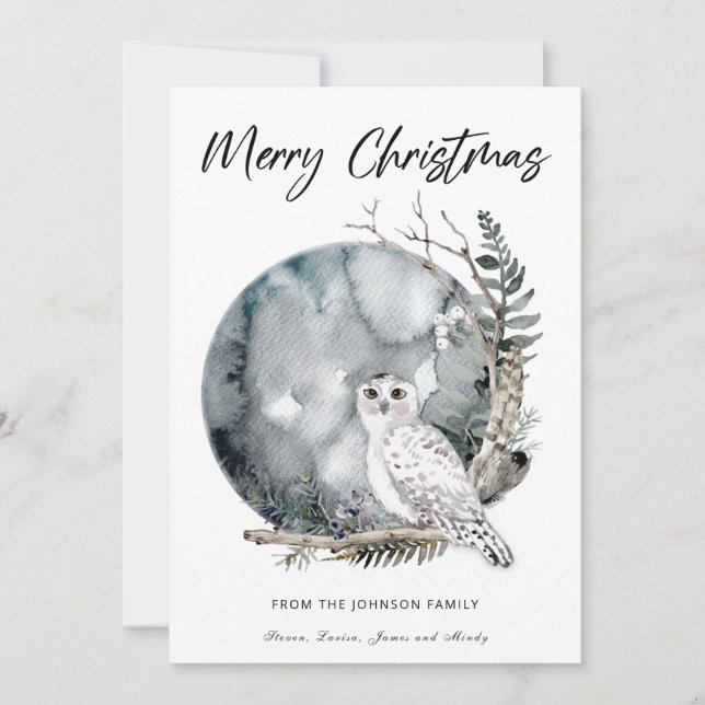 Tarjeta de Navidad Feliz Navidad (Anverso)