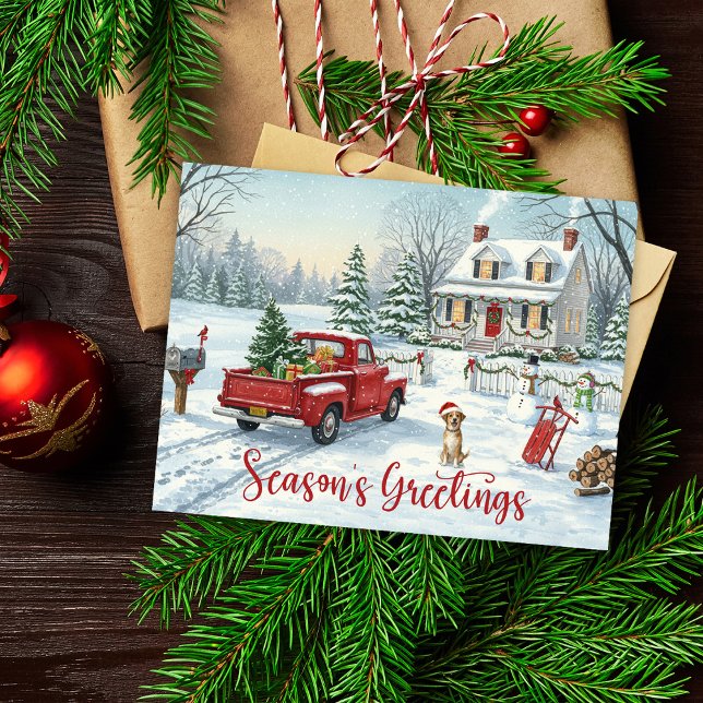 Tarjeta de Navidad Feliz Navidad Acuarela  (Subido por el creador)