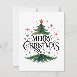 Tarjeta de Navidad Feliz Navidad Árbol de Navidad