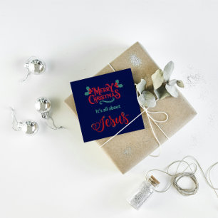 Tarjeta de Navidad: Feliz Navidad es sobre Jesús