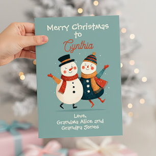 Tarjeta de Navidad Feliz Navidad Nieto