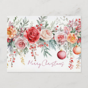 Tarjeta de Navidad festiva y elegante