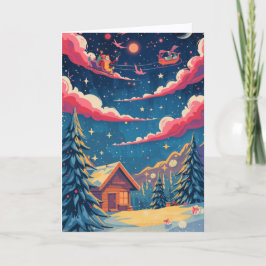 Tarjeta de navidad - Festividad mágica