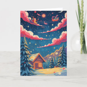 Tarjeta de navidad - Festividad mágica