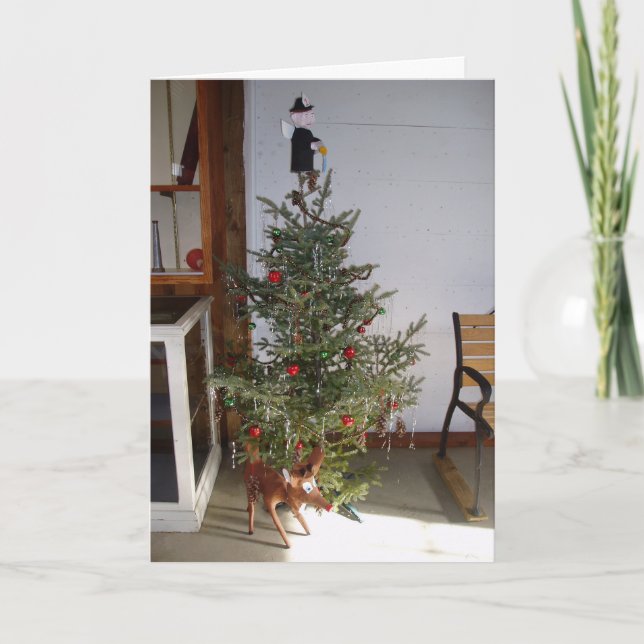 Tarjeta de Navidad "Firehall Christmas" (Anverso)