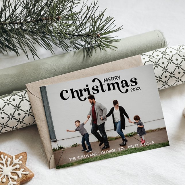 Tarjeta de Navidad Foto | Negro (Subido por el creador)
