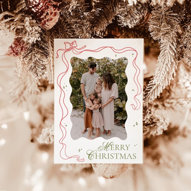 Tarjeta de Navidad fotográfico, tarjeta de vacacio (Subido por el creador)