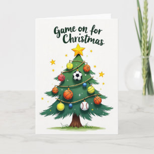 Tarjeta de Navidad 'Game On'