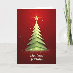 Tarjeta de Navidad geométrica