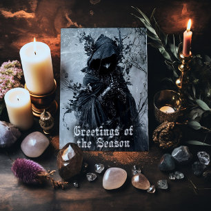 Tarjeta de Navidad Gótica