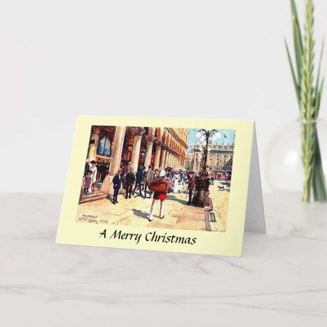 Tarjeta de navidad - GPO, Sydney, NSW, Australia (Anverso)