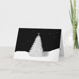 Tarjeta de Navidad grande de la fuente de la