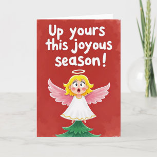 Tarjeta de Navidad Grosera y Divertida: ¡Que te de