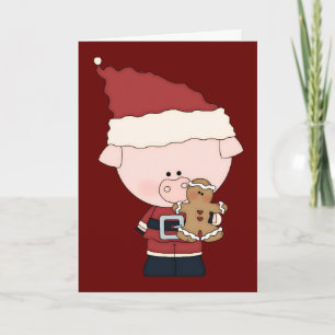 Tarjeta de Navidad guarra de Papá Noel