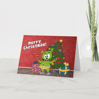 Tarjeta de Navidad Gummibär Merry