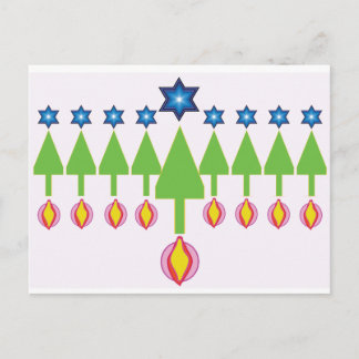 Tarjeta de navidad Hanukkah Chrismukkah