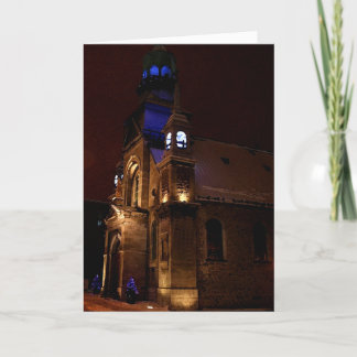 Tarjeta de navidad - Iglesia de Montreal por la no