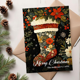 Tarjeta de Navidad Imprimible Antigua