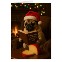 Tarjeta de Navidad 'Impuesto al Queso' de adorable