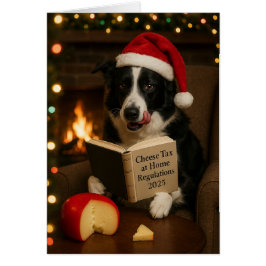 Tarjeta de Navidad 'Impuesto al queso' de Border c