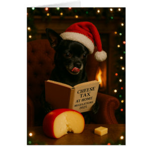 Tarjeta de Navidad 'Impuesto al Queso' de Chihuahu