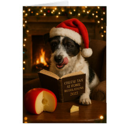 Tarjeta de Navidad 'Impuesto al Queso' de Jack Rus