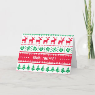 Tarjeta de Navidad inconsútil del modelo en