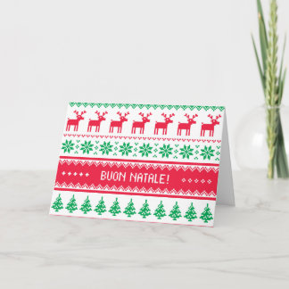 Tarjeta de Navidad inconsútil del modelo en