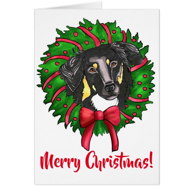 Tarjeta de Navidad inglesa del pastor (Frente)