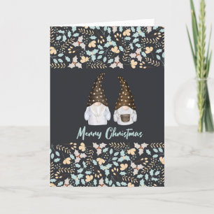 Tarjeta de Navidad inspirada en Escandinavia. Edit
