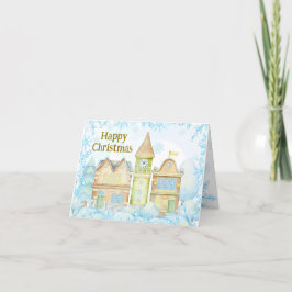 Tarjeta de Navidad inspirada en Escandinavia. Hygg