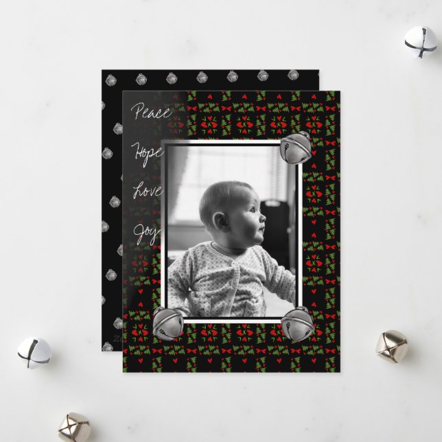 Tarjeta de Navidad Jingle All the Way (Anverso/Reverso In Situ)