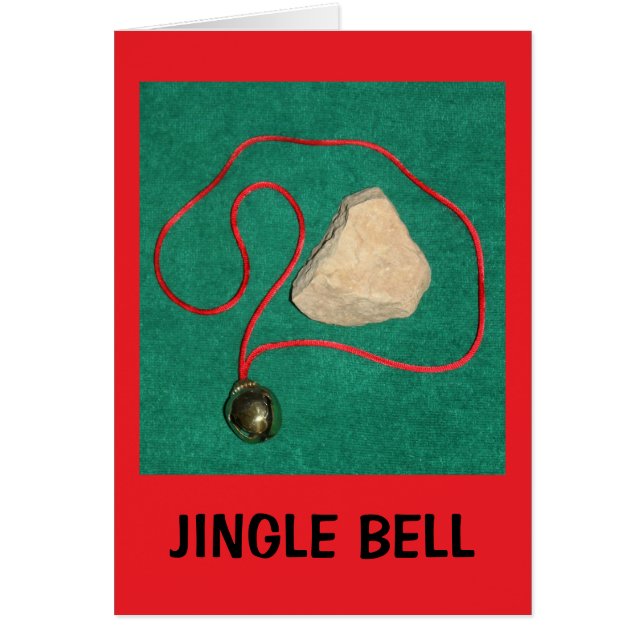 ¡Tarjeta de Navidad Jingle Bell Rock! (Frente)