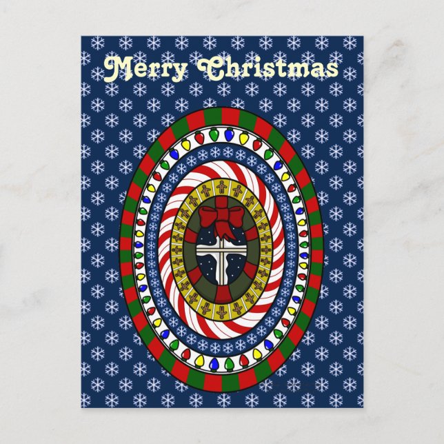Tarjeta de Navidad juguetona (Anverso)